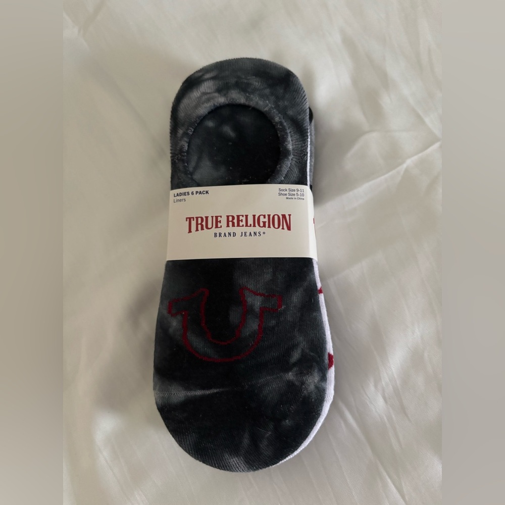 True Religion ‘Liners’ 6 Pair Socks